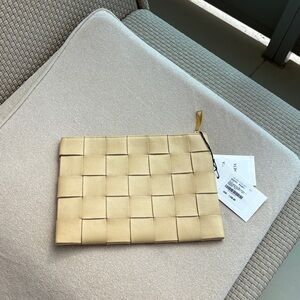 Bottega Cassette Flat Porridge -gold